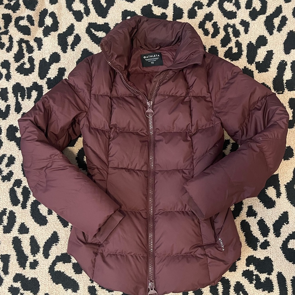 Athleta Women's Chocolate Puffer Jacket